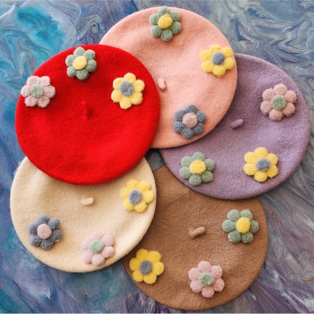 Floral Berets